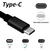 DigiLuq Unbreakable 3.4A Fast Charging 1.5m Braided Type C Cable for Smartphones, Tablets, Laptops  other Type C devices, PD Technology, 480Mbps Data Sync, Quick Charge 3.0 (Black)-thumb4