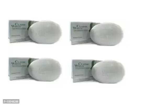 Classic White Twin Whitening Soap (Pack Of 4)