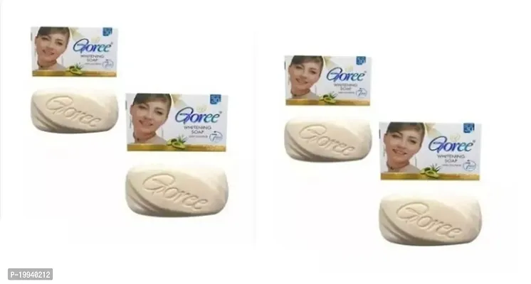 Goree Skin Whitening Soap With Lycopene (Pack Of 4) (4X100G)