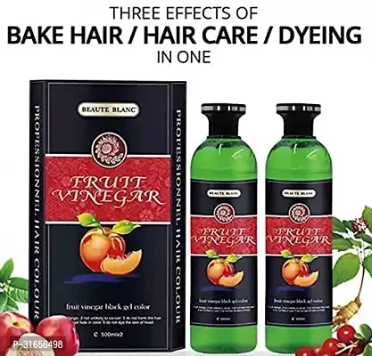 Fruit Vinegar Hair Dye Color for Unisex, Natural  Ammonia Free Color Pack Of 2-thumb0