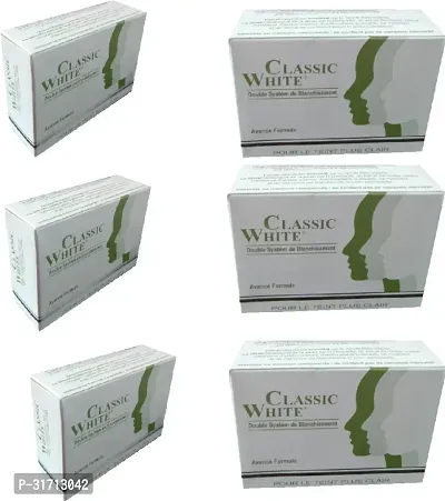 Classic White Advance Formula Whitening Soap For Anti Tan Skin (Pack of 6)  (510 g)-thumb0