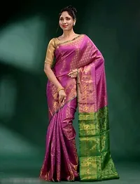 Beautiful Art Silk Saree with Blouse piece-thumb3