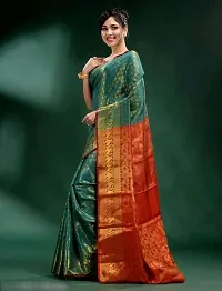 Beautiful Art Silk Saree with Blouse piece-thumb1