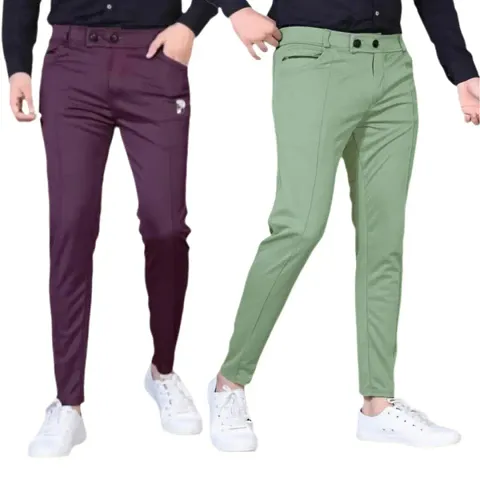 Trendy Trousers for Men Pack of 2