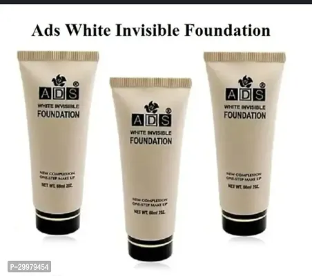 Sunisa Waterproof CC Cream Foundation  A.D.S White Invisible Foundation (PACK OF -3)