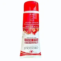 Yash Orogold Strawberry Face Wash for Fresh Skin Removes Dead Cells  Blackheads 100 Ml (pack of -1)-thumb1