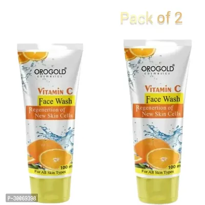 Yash Orogold Vitamin C Regeneration Of New Skin Cells Lemon Face Wash 100 ml Pack of -2-thumb0