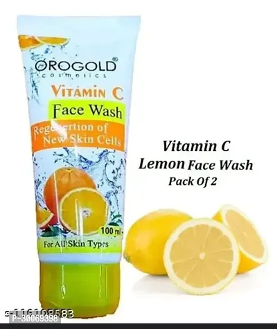 Yash Orogold Vitamin C Regeneration Of New Skin Cells Lemon Face Wash 100 ml Pack of -2-thumb2