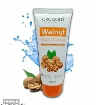 Professional Orogold Cosmetics Walnut Face Scrub (Pack of - 1)-thumb2