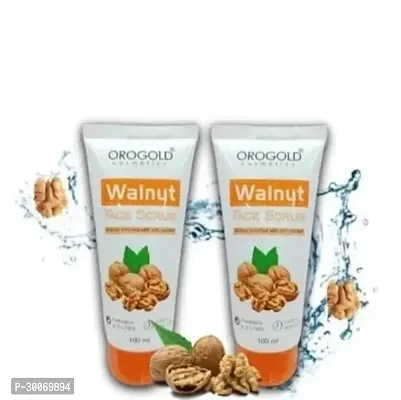 Orogold Cosmetics Walnut Face Scrub Pack of 02-thumb0