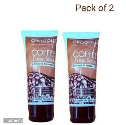 Orogold Coffee Sulphate Paraben Free Face Scrub 100 Ml Set of 2-thumb0