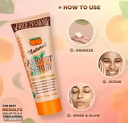 Natural Apricot Scrub-1 Pcs-thumb3