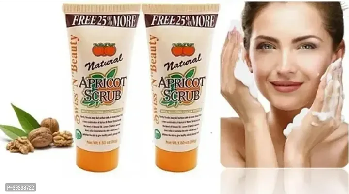 Natural Apricot Scrub-2 Pcs-thumb0