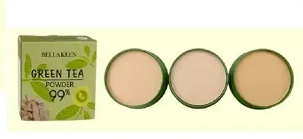 Bellakeen Green Tea Face compact  PACK OF 1-thumb1