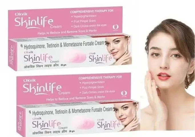 SkinLife Cream For Post Pimple,Dark Circles Under the Eyes Helps to Reduce and Remove Scars  Marks Pack of  2