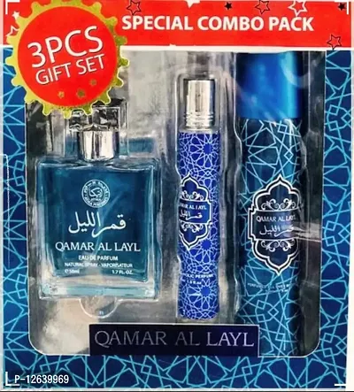 Parfact Combo Women  Man Revolvel Qamar Al Liya Gift Set-thumb0