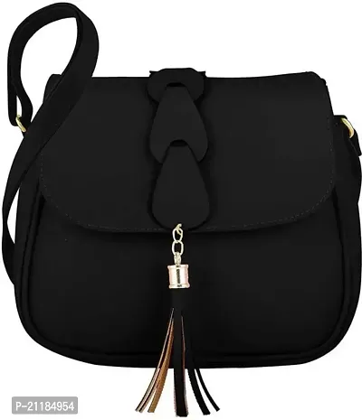 Black Women Sling Bag - Medium-thumb0