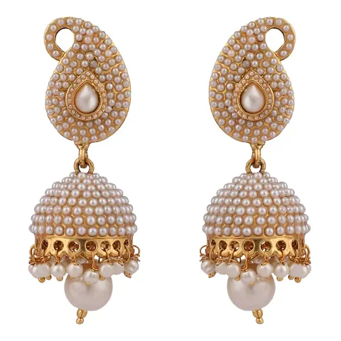 Traditional Gold Plated Jhumki Earrings