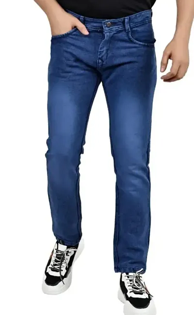 Must Have Trendy Denim Mid-Rise Jeans For Men