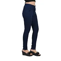 Trendy Stylish Denim Lycra Jeans for Women-thumb3