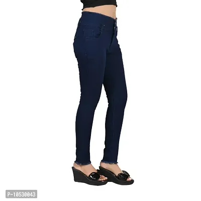 Trendy Stylish Denim Lycra Jeans for Women-thumb4