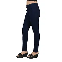 Trendy Stylish Denim Lycra Jeans for Women-thumb1