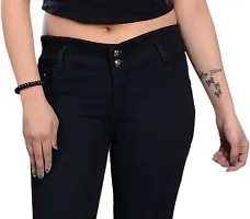 Trendy Stylish Denim Lycra Jeans for Women-thumb2