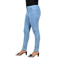 Trendy Stylish Denim Lycra Jeans for Women-thumb3