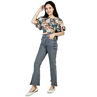 Trendy Stylish Denim Lycra Jeans for Women-thumb2