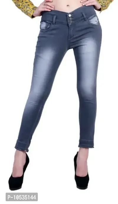 Fuego Blue Denim Lycra Jeans – Lady India