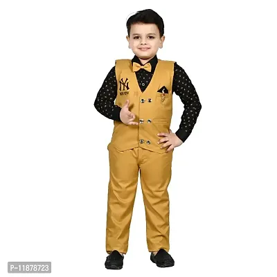 Boys Partywear Shirt with Jacket and Pant
