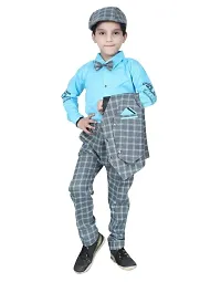 Boys Partywear Shirt with Jacket and Pant-thumb1