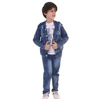 Boys  Trendy Jacket  Shirt and  Jeans-thumb2
