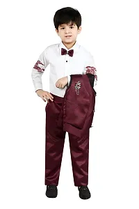 Classic Cotton Solid 3 piece Clothing set for Kids Boys-thumb1