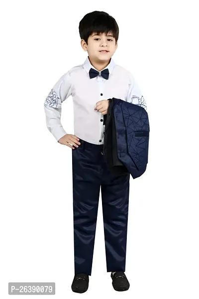 Classic Cotton Solid 3 piece Clothing set for Kids Boys-thumb4