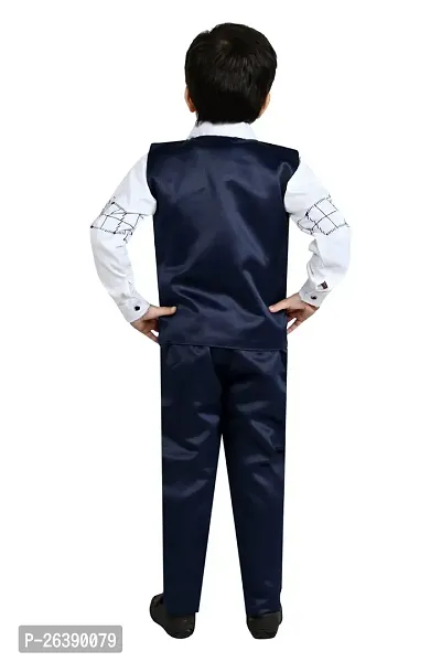 Classic Cotton Solid 3 piece Clothing set for Kids Boys-thumb2