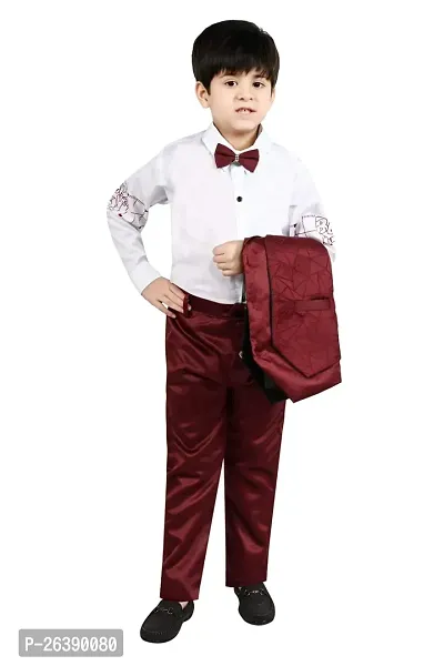 Classic Cotton Solid 3 piece Clothing set for Kids Boys-thumb4