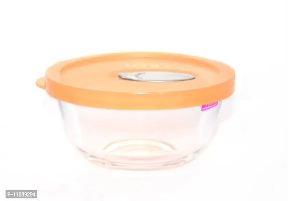 Treo Mixing Bowl with Flexi Lid, 500ml (EC-GWF-FGB-0015_Transparent)-thumb0