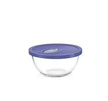 Toughened Glass Mixing Bowl With Lid, 1000 ml-thumb1