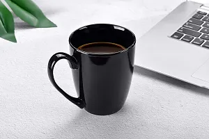 TRUENOW VENTURES PRIVATE LIMITED Ceramic Coffee Mug - 1 Piece, Black, 290 ml-thumb3