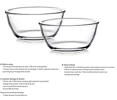 Cello Glass Bowl - 500ml (Clear) - 2 Piece-thumb3