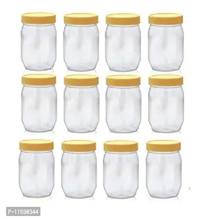 Sunpet SPL300 Polyurethane Container Set - 300 ml, 12 Pieces, Clear, Yellow-thumb0