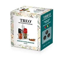 Milton TREO Glass Jars with Stand, Transparent (Set of 2)-thumb2