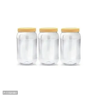 Sunpet Plastic Container - 4000 ml, 3 Pieces, Transparent