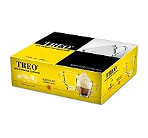 TREO Glass Elect Mug - 6 Pieces, White, 190 ml-thumb2