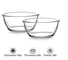 Cello Glass Bowl - 500ml (Clear) - 2 Piece-thumb2