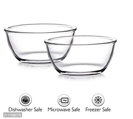 Cello Glass Bowl - 500ml (Clear) - 2 Piece-thumb3