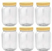 Sunpet Polyurethane Container - 500 ml, 6 Pieces, Transparent-thumb1