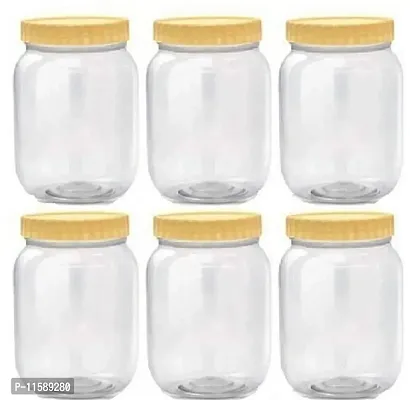 Sunpet Polyurethane Container - 500 ml, 6 Pieces, Transparent-thumb2