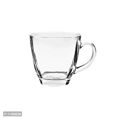 TREO Glass Elect Mug - 6 Pieces, White, 190 ml-thumb2